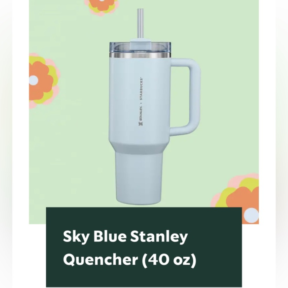 NWT Limited Edition Starbucks x Stanley Sky Blue Quencher 🩵 Spring ‘24 R…